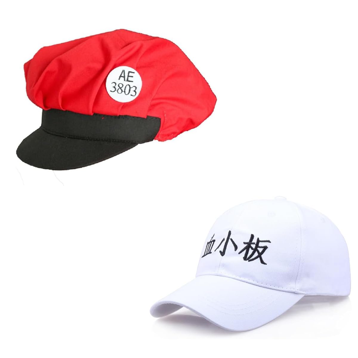 Amazon.co.jp: はたらく細胞 帽子 赤血球 血小板 キャップ コスプレ